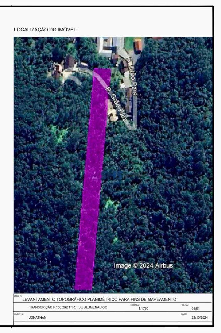 Terreno à venda, 8375 m por R$ 480.000,00 - Ribeirão Fresco - Blumenau/SC