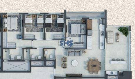 Apartamento à venda, 124 m por R$ 2.200.000,00 - Centro - Balneário Piçarras/SC