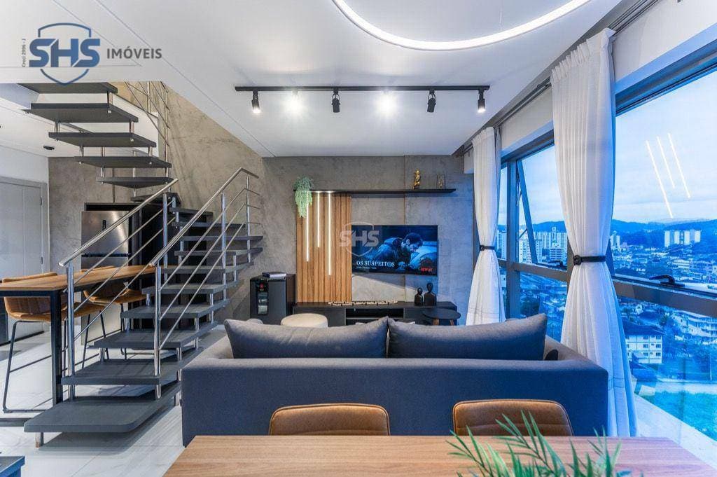 Apartamento com 1 dormitório, 65 m - venda por R$ 892.000,00 ou aluguel por R$ 6.578,67/mês - Victor Konder - Blumenau/SC