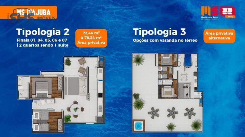 Apartamento com 2 dormitórios à venda, 72 m por R$ 721.185,04 - Centro - Barra Velha/SC