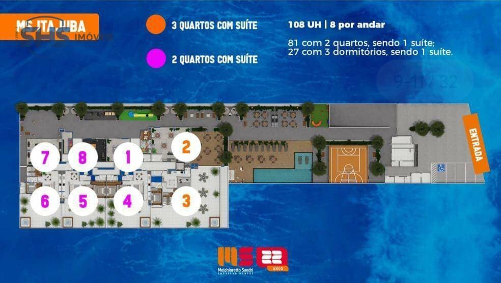 Apartamento com 2 dormitórios à venda, 72 m por R$ 721.185,04 - Centro - Barra Velha/SC