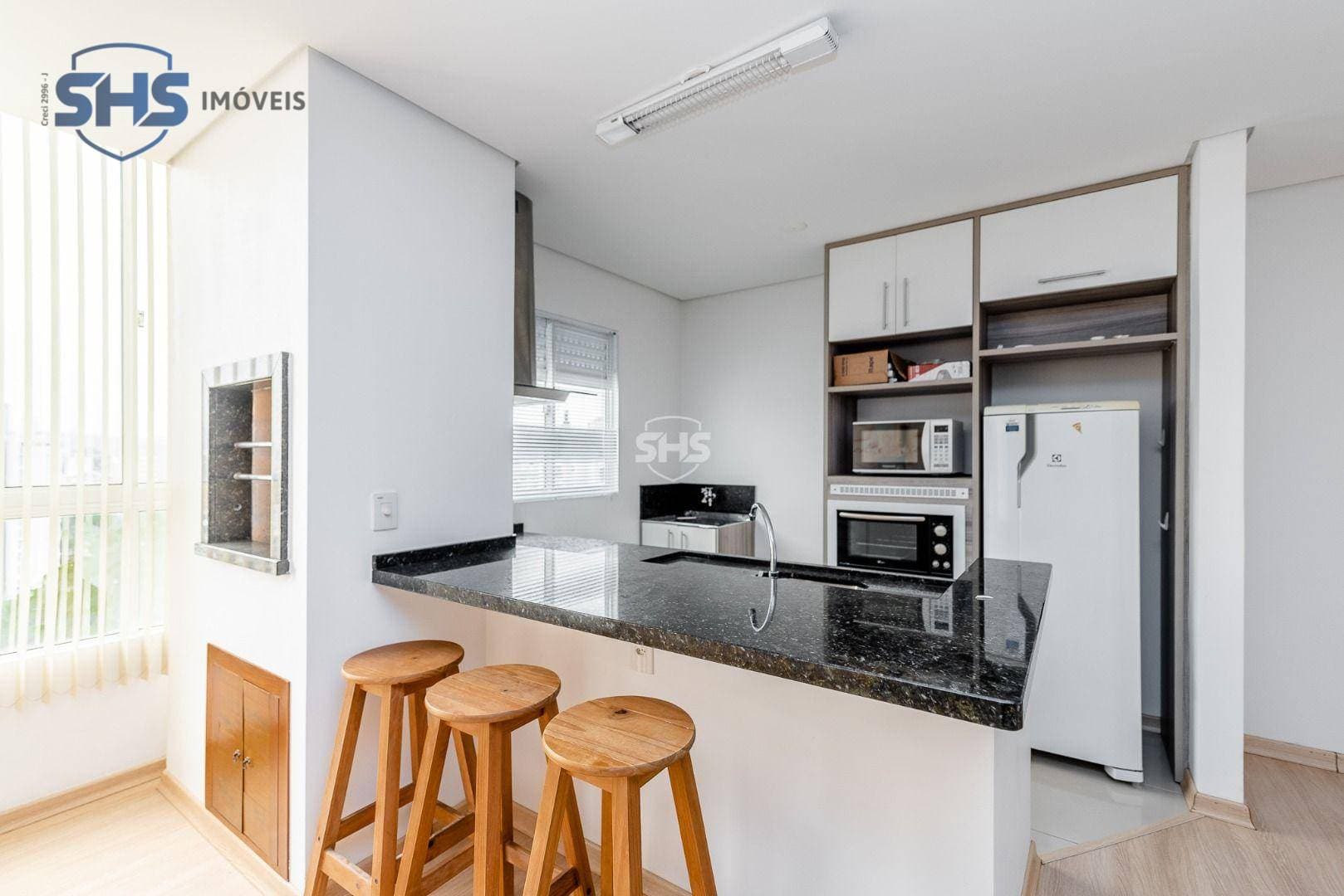 Apartamento com 1 dormitório para alugar, 44 m por R$ 2.545,00/mês - Centro (Blumenau) - Blumenau/SC
