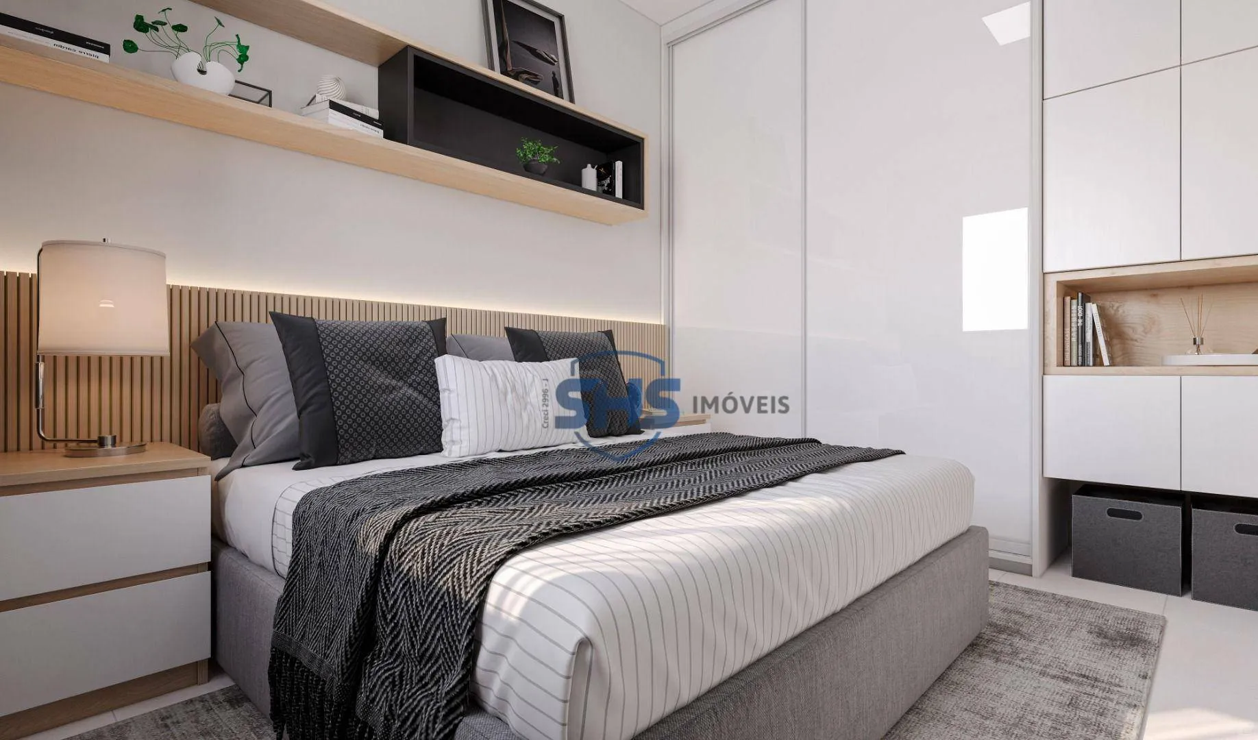 Apartamento novo com 02 dormitórios no bairro Agua Verde