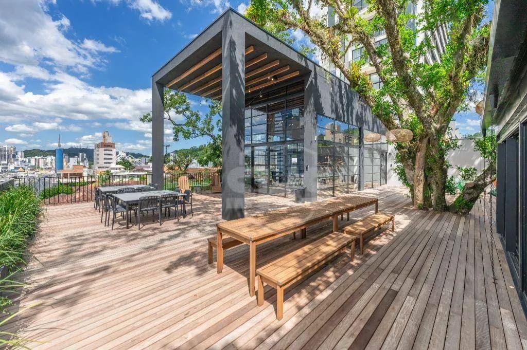 Apartamento com 1 dormitório para alugar, 27 m por R$ 2.910,00/mês - Velha - Blumenau/SC