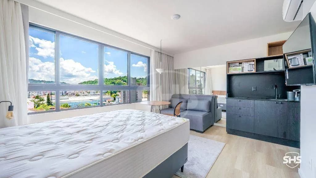 Apartamento com 1 dormitório para alugar, 35 m por R$ 2.895,00/mês - Velha - Blumenau/SC - foto 1