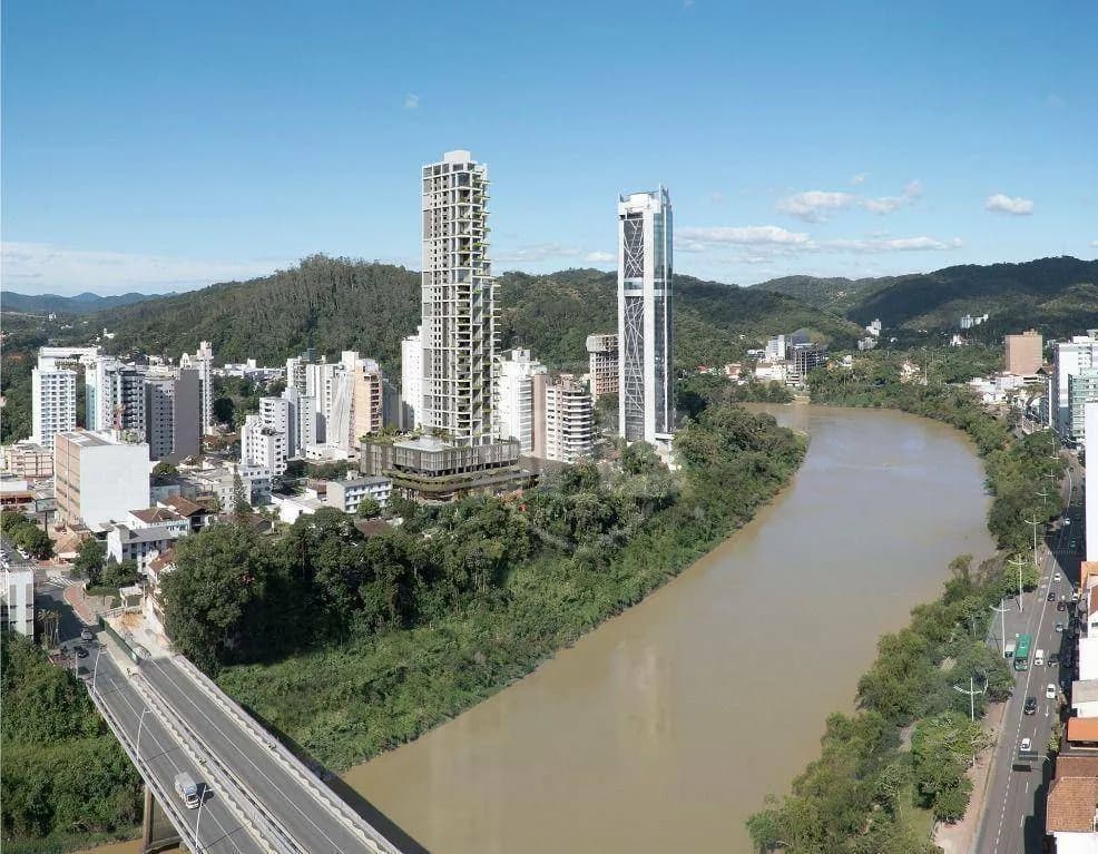 Apartamento com 4 dormitórios à venda, 208 m por R$ 3.161.984,63 - Ponta Aguda - Blumenau/SC