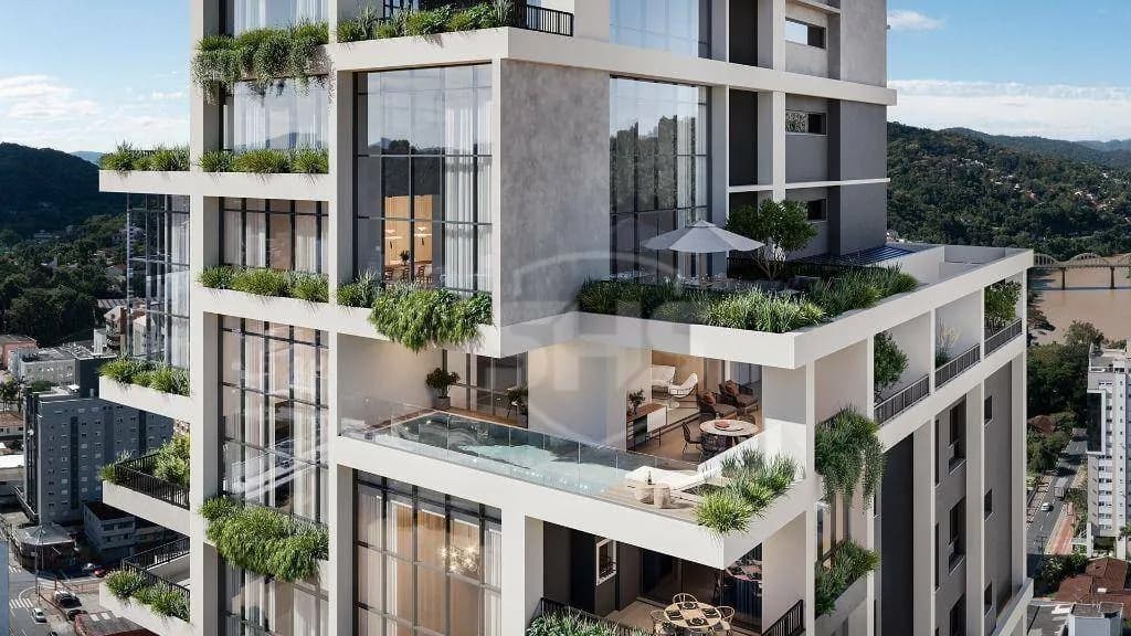 Apartamento com 4 dormitórios à venda, 208 m por R$ 3.161.984,63 - Ponta Aguda - Blumenau/SC