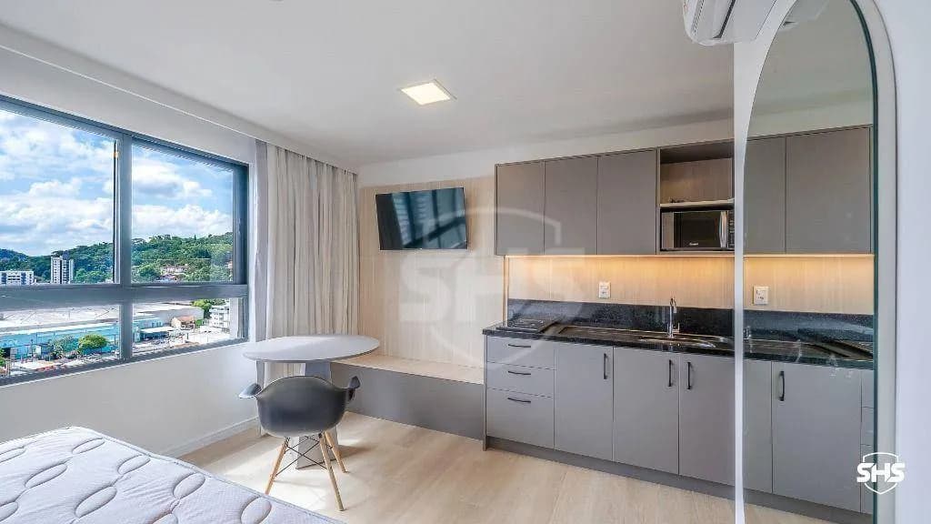 Apartamento com 1 dormitório para alugar, 27 m por R$ 2.650,00/mês - Velha - Blumenau/SC