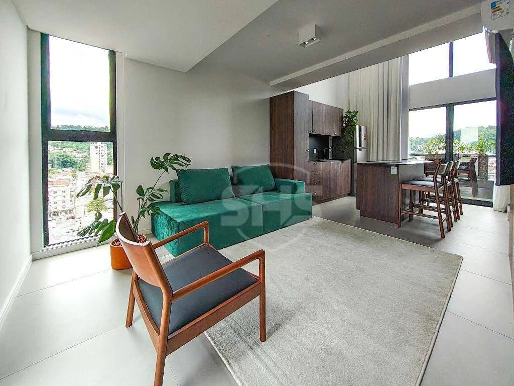 Apartamento com 1 dormitório para alugar, 49 m por R$ 4.220,00/mês - Vila Nova - Blumenau/SC - foto 1