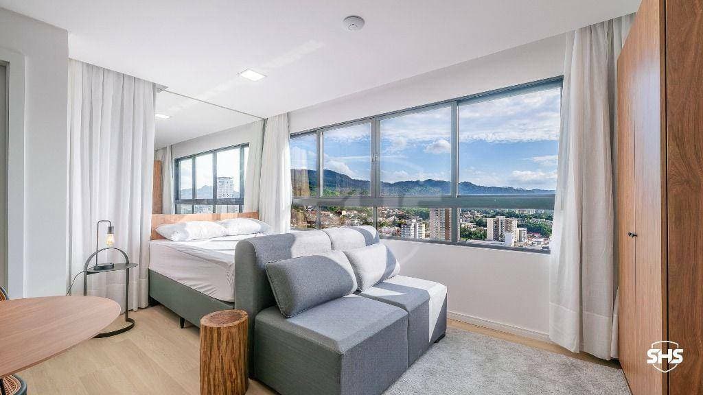 Apartamento com 1 dormitório, 27 m - venda por R$ 495.000,00 ou aluguel por R$ 2.850,00/mês - Velha - Blumenau/SC